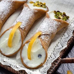 Glutenfri færdiglavede cannoli fra Sicilien/Italien. Lige til selv at fylde med det du ønsker. Sikani by Luxuslife